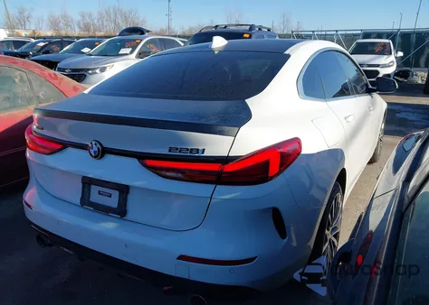 2021 BMW 228I Gran Coupe xDrive z USA, uszkodzony, nr VIN WBA73AK07M7J54031